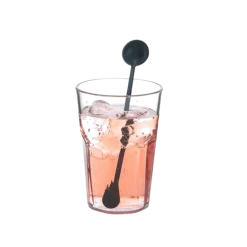 Agitateur à Cocktail 17cm en PP Noir (Mojito, Caïpi) - Réutilisable (Lot de 100)