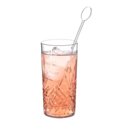 Agitateur à Cocktail Standard 22cm en PP Transparent - Réutilisable (Lot de 100)