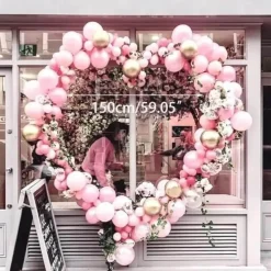 Arche à Ballons en forme de Coeur - 150cm