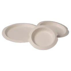 Assiette Blanche canne à Sucre ø20cm (Lot de 12)
