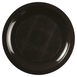 Assiette à desserts noire - 18.5cm - lot de 25