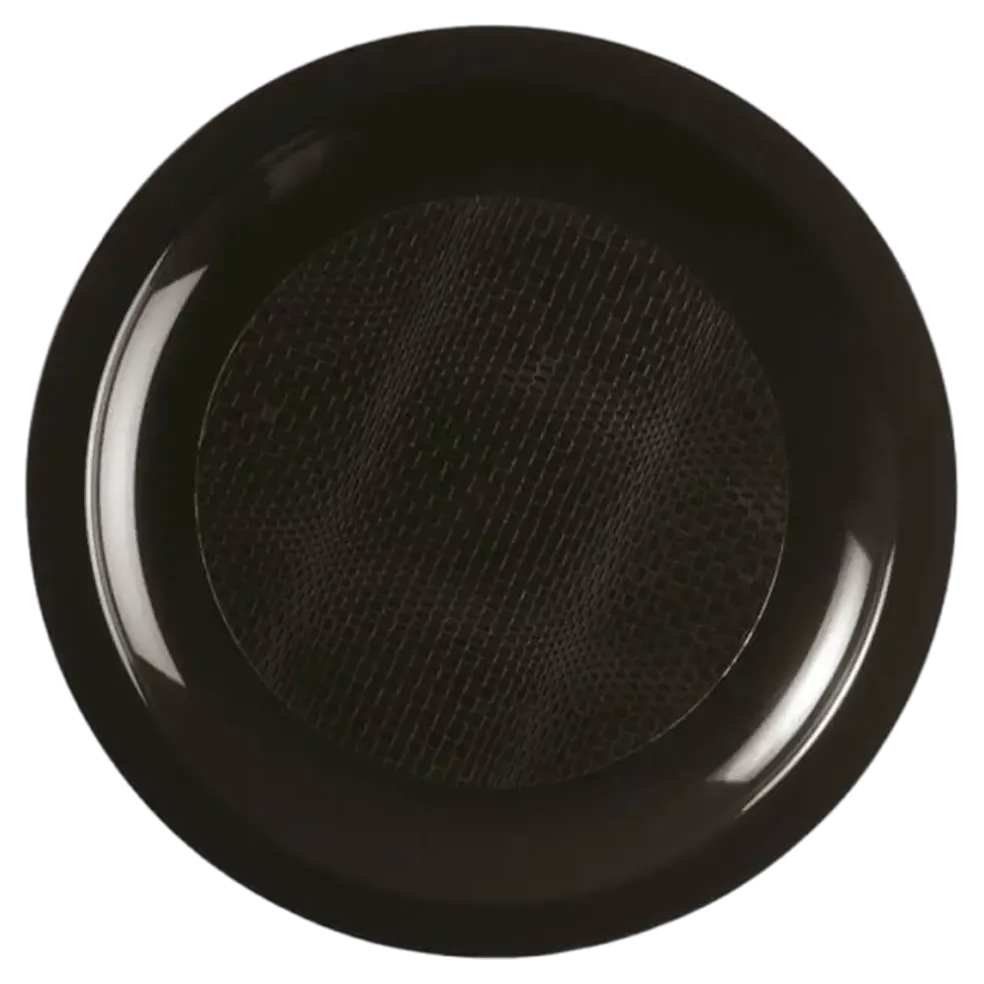 Assiette à desserts noire - 18.5cm - lot de 25