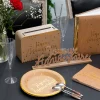 Assiette Joyeux Anniversaire Kraft (lot de 10)