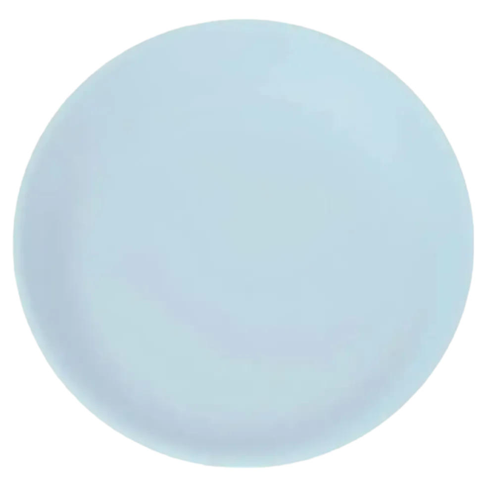 Assiette Plate Incassable Bleu Pastel ø 21cm