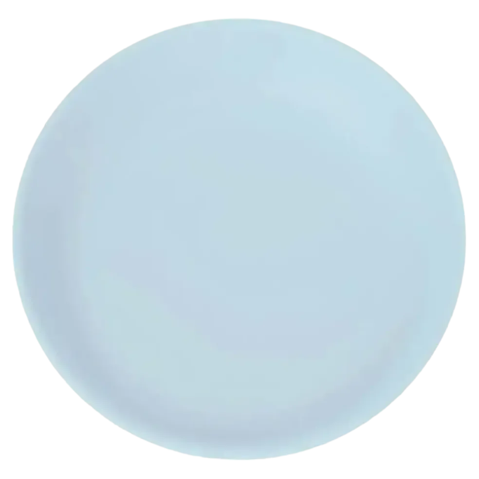 Assiette Plate Incassable Bleu Pastel ø 27,5cm