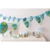 Assiettes en carton "Hello Boy" bleues (lot de 10)