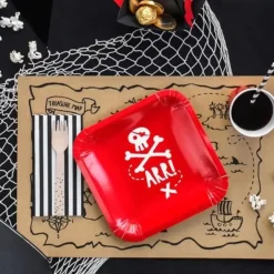 Assiettes en papier Pirate Party (Lot de 6)