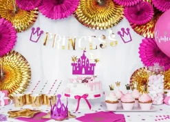 6 Assiettes Étoiles Or 18 cm – Assiettes Carton de Fête