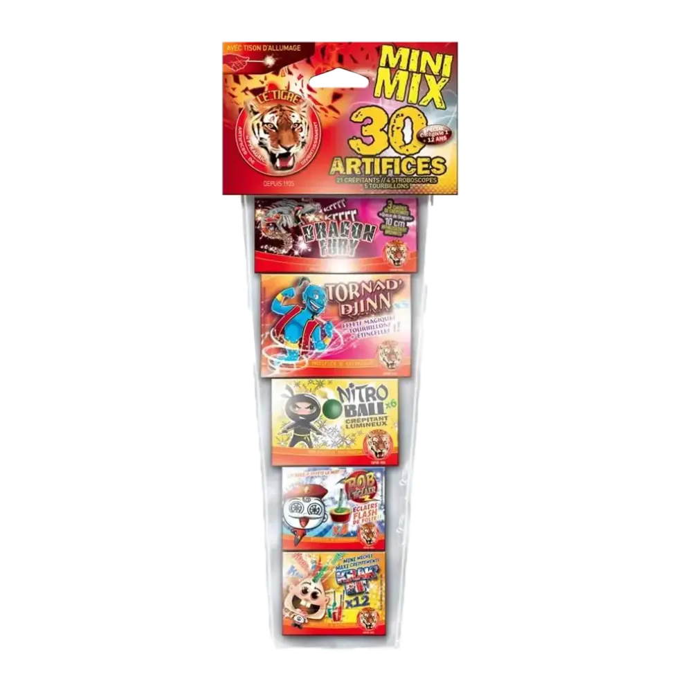 Assortiment de 30 Artifices "Mini Mix"