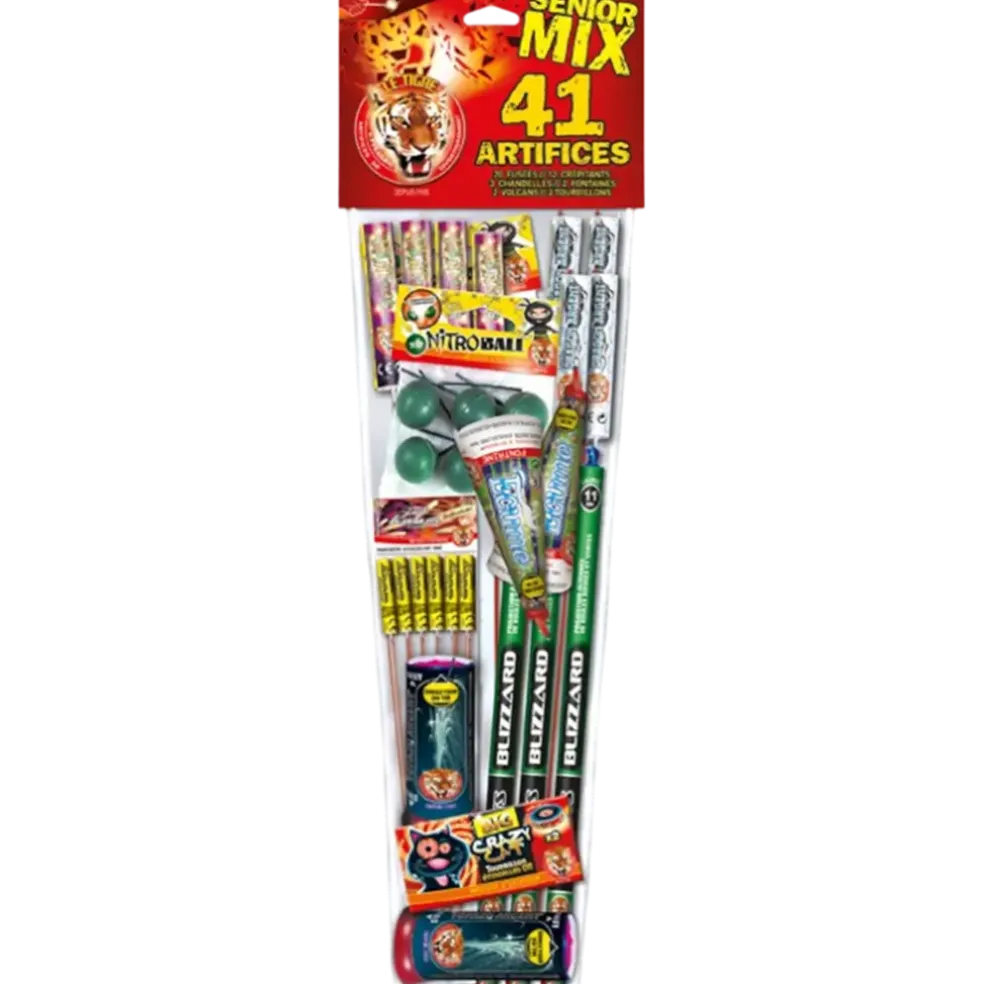 Assortiment de 41 Artifices Scintillants "Senior Mix"