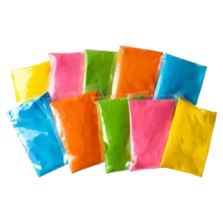 Assortiment de 8 sachets de poudre Holi