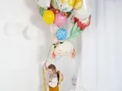 Ballon aluminium Brebis 87 cm – ballon mouton géant pour anniversaire et décoration de fête