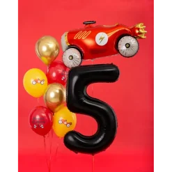 Ballon Aluminium Chiffre 5 Noir 86 cm – Ballon Mylar Anniversaire