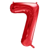 Ballon Aluminium Chiffre 7 Rouge 86 cm – Ballon Mylar Anniversaire