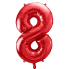 Ballon Aluminium Chiffre 8 Rouge 86 cm – Ballon Mylar Anniversaire