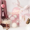 Ballon Aluminium Cigogne Rose 100 cm – Ballon Baby Shower et Naissance