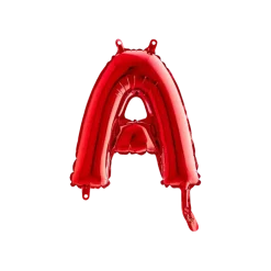 Ballon aluminium lettre A Rouge 36cm