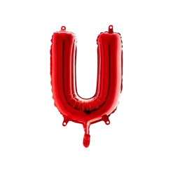Ballon aluminium lettre U Rouge 36cm