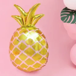 Ballon Aluminium Métallisé - Ananas Doré - 38x63cm