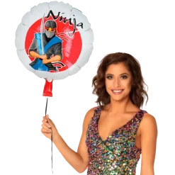 Ballon Aluminium Ninja – Décoration Anniversaire Garçon Thème Ninja