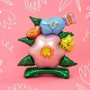 Ballon Bouquet Fleurs - Mylar - 81.5x87cm