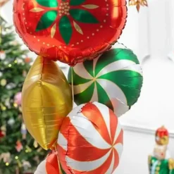 Ballon "Candy" Métallisé - Aluminium - Vert - 35cm