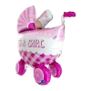 Ballon 3D Géant poussette "It's a Girl 107cm