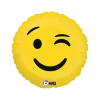 Ballon Emoji Jaune Clin d'oeil ø45cm