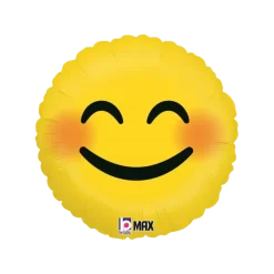 Ballon Emoji Jaune Smiley ø45cm