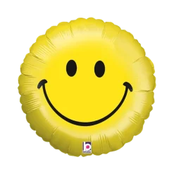 Ballon Emoji Jaune Sourire ø45cm