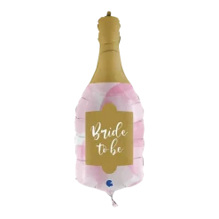 Ballon Géant Bouteille "Bride to Be" 91cm