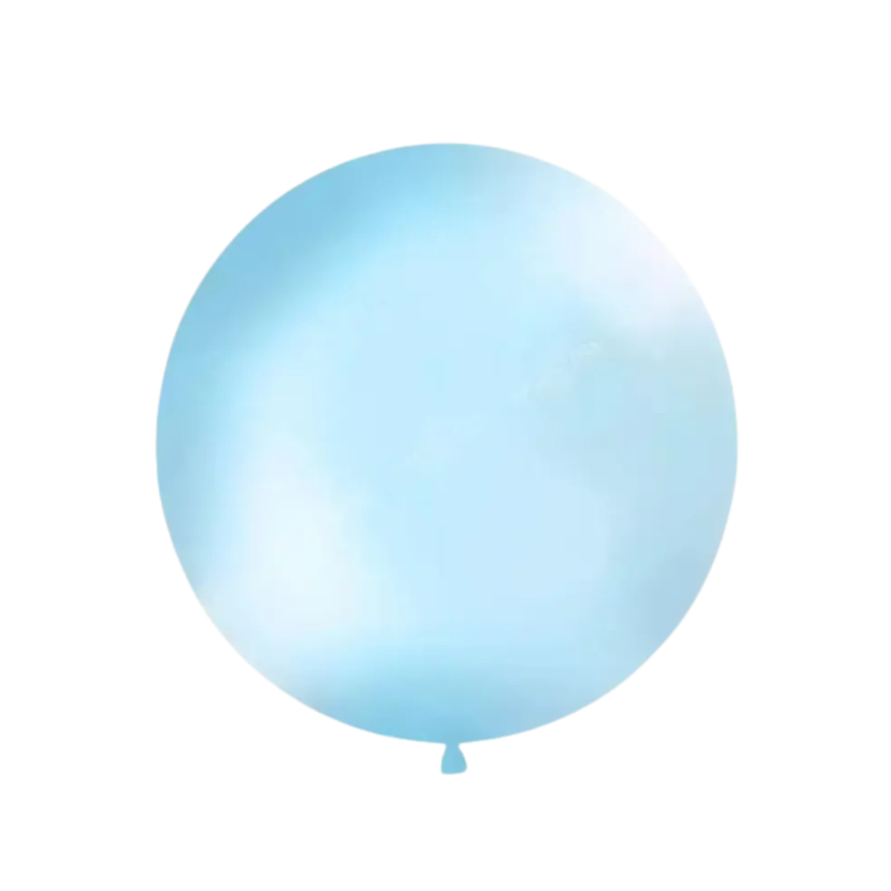 Ballon géant 100cm Bleu clair