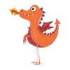 Ballon Géant Dragon Enfant 104cm