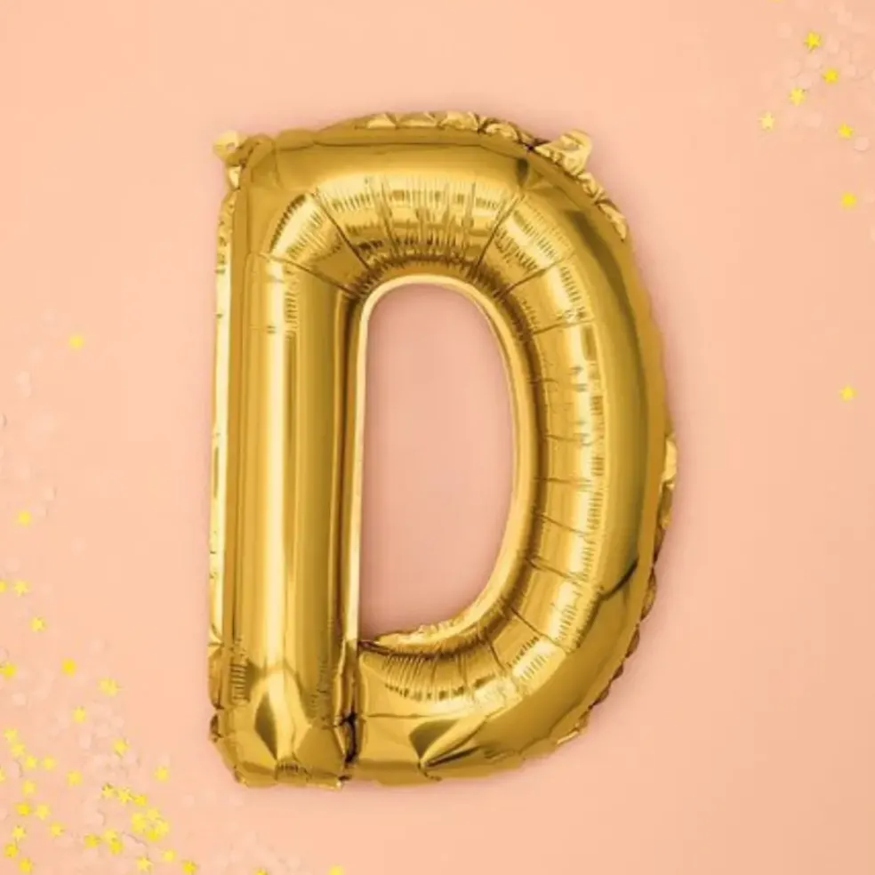Ballon Lettre D Or - 35cm
