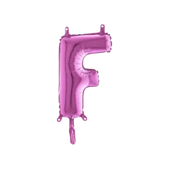 Ballon Lettre F Rose - 35cm