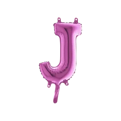 Ballon Lettre J Rose - 35cm