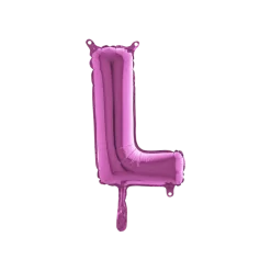 Ballon Lettre L Rose - 35cm