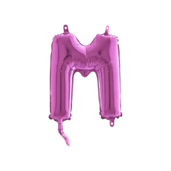 Ballon Lettre M Rose - 35cm