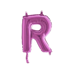 Ballon Lettre R Rose - 35cm