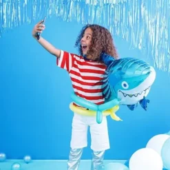 Ballon Requin - Mylar Brillant - 102x62 cm