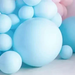 Ballon rond Bleu clair Pastel ø60cm