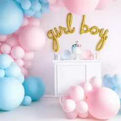 Ballon rond Bleu clair Pastel ø60cm