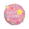 Ballon rose "A Star Is Born" ø45cm