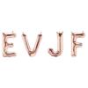 Ballons lettres EVJF Or Rose