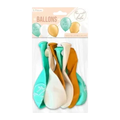 Ballons "Mon petit bébé" Bleu - Lot de 6 - 30CM