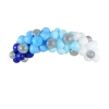 50 Ballons Métalliques Brillants Argent