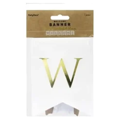 Bannière Welcome, white