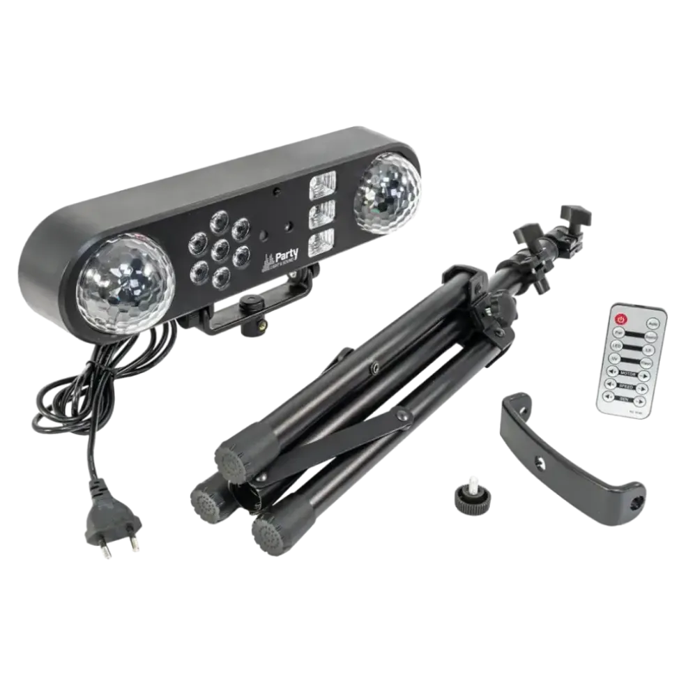 Barre LED 4 en 1 Astro Wash Strobo et Laser SPINLED