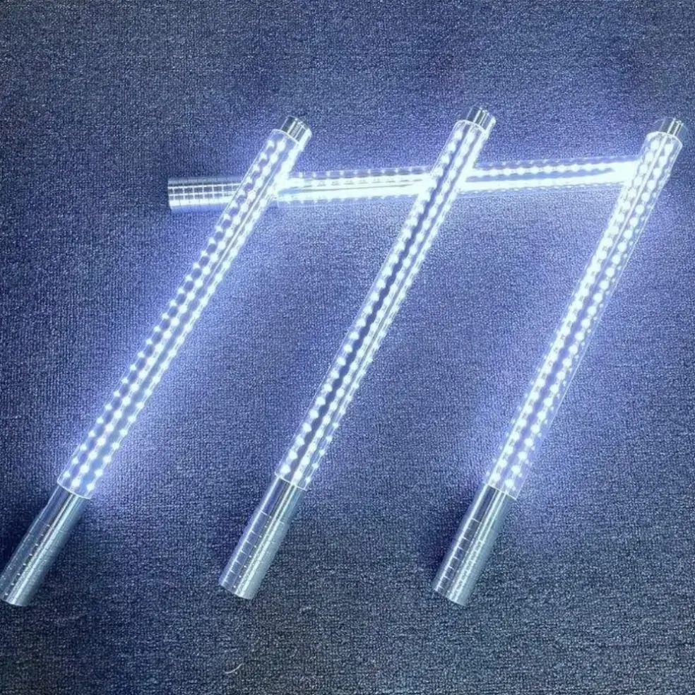 BATON XXL LED BOUTEILLE V.I.P ARGENT - 60x4cm
