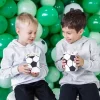 Boîtes à pop-corn Ball noir et blanc 12 cm – lot de 6 boîtes pour candy bar et anniversaire
